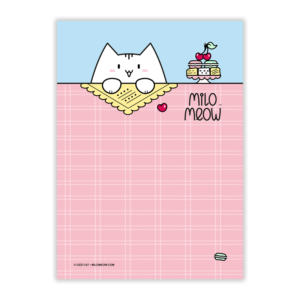 MILO-TODO-LIST-SET-001-Sweet-Yummy-Time-01_preview01_Milo-Meow-Cat-cherry-berry-macarons-cakes-sweets-food_Kitten-Notepad–ToDo-List–Day-Planner–Memo-Pad–Shopping–Cat-Stationery-Gift